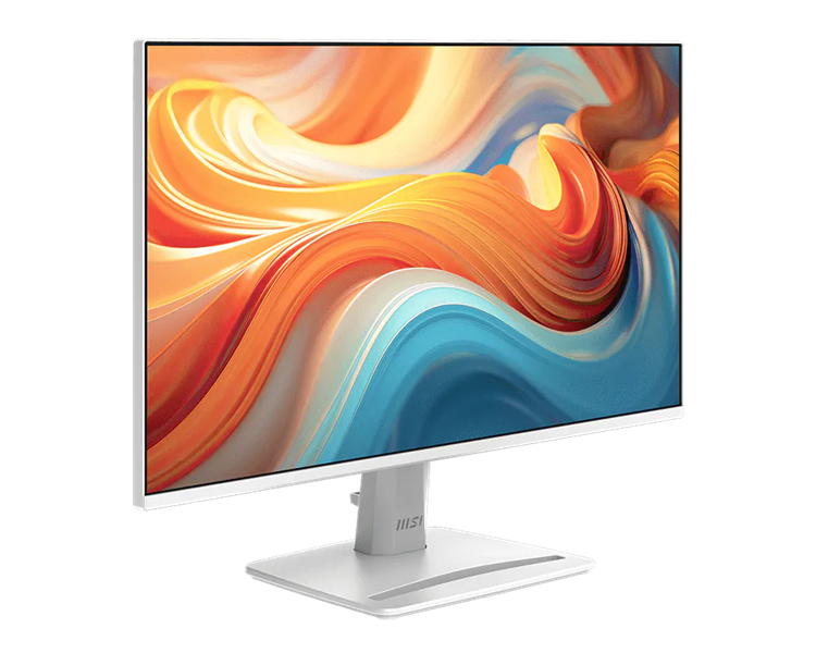 Монитор MSI PRO MP243W E14 23.8" 16:9 FHD(1920x1080) IPS Flat,4ms(GTG),1500:1,100M:1,300nit,178/178,HDMI, DP, Speaker,Tilt,VESA,144Hz,White,1y war-ty
