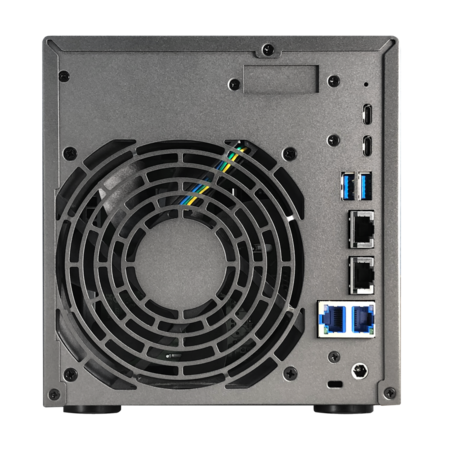 сетевое хранилище ASUSTOR AS6804T 4-Bay NAS/AMD Ryzen V3C14 2,3GHz/16GB DDR5, noHDD(HDD,SSD)/2x5,2х10,Gbe(LAN)/3xUSB3.2,Type-C; 90IX01T4-BW3S00