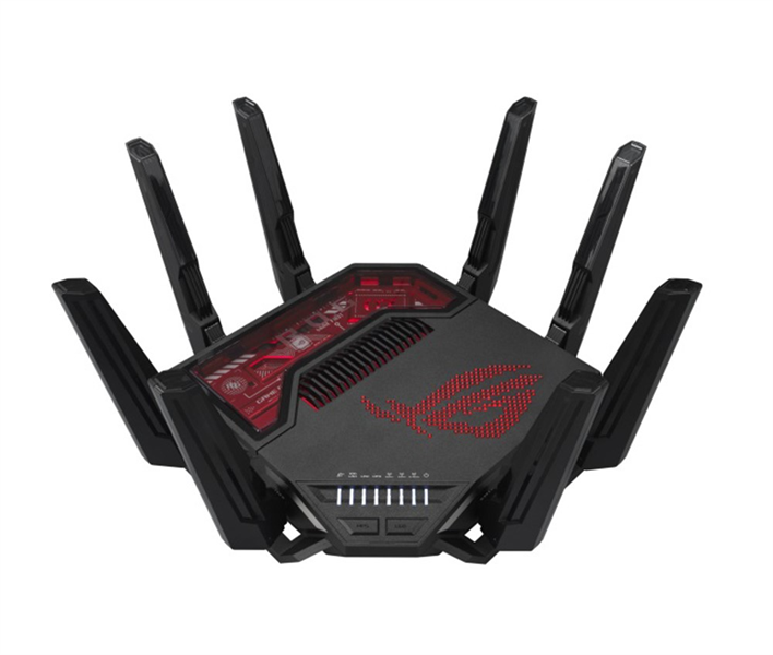 Роутер ASUS GT-BE19000//802.11 a/b/g/n/ac/ax/be, 2,4 + 6 gGz, black