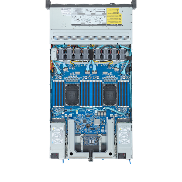 Gigabyte Server Platform R183-S96 / 1U / 2xIntel (Gen 4/5) / 2xHS / 32xDIMM / 12xSFF NVME/SAS/SATA / 2xGbE / 2xOCP 3.0 / 2xFHHL / 2x1600W / Rails