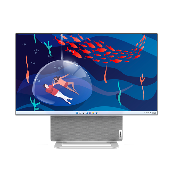 Моноблок Lenovo Yoga AIO 7 27APH8 27" QHD (2560x1440) IPS 350N, Ryzen 7 8845HS, 16GB LPDDR5x-6400, 1TB SSD M.2, Radeon 780M, WiFi 6E, BT, Removable 0.5MP+IR, Wireless KB&Mouse, Win 11 Home RUS, Cloud Grey, 1Y