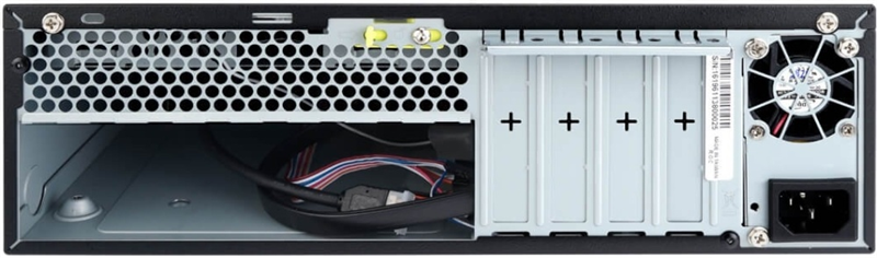 Корпус Slim Case Powerman KI331 Black РМ-300SFX 80+ UBS2.0*2+USB 3.1*2+A(HD)+Front fan 80x80x15mm*1, Micro-ATX, mini-ITX