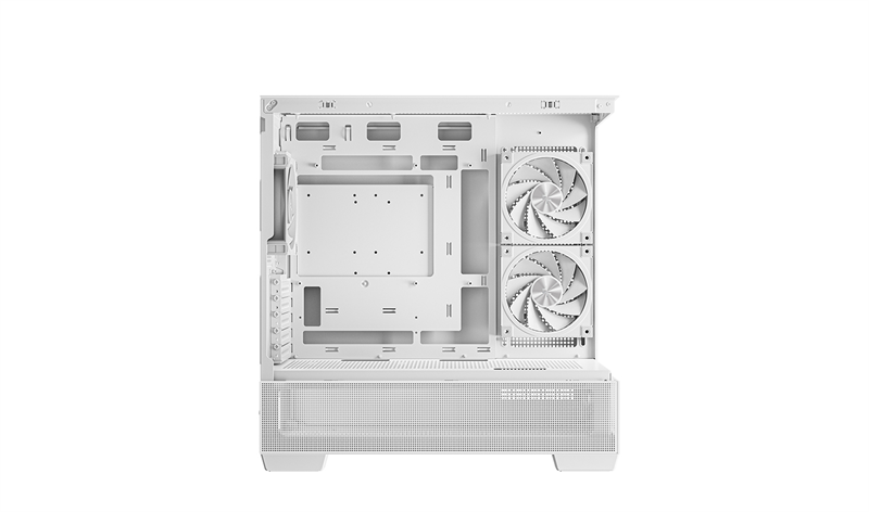 корпус Deepcool CG380 3F WH без БП, боковое окно (панорама), 3x120mm ARGB PWM вентилятора, белый, mATX (R-CG380-WHAGM3-G)