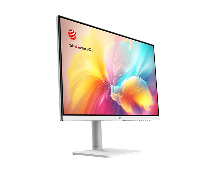 Монитор MSI Modern MD2712PW 27" 16:9 FHD(1920x1080) IPS Flat,1ms(MPRT),1000:1,100M:1,300nit,178/178,HDMI 1.4,USB-C,Speaker,Tilt,Swivel,Height,Pivot,VESA,100Hz,White(white cable),1y war-ty