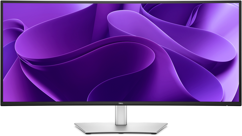 Монитор Dell 34" P3425WE Curved S/BK(IPS;21:9;3440x1440x100Hz;350cd/m2;1500:1;5ms;178/178;1.07bill;DP1.4(HDCP1.4);HDMI,USB-C,USB-C (90W); 4xUSB;RJ45;HAS;Tilt; Swiv;VESA)