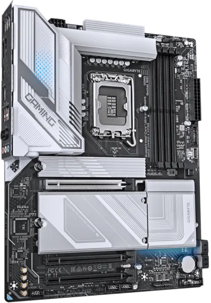 Материнская плата GIGABYTE B860 GAMING X WIFI6E, LGA1851, B860, 4*DDR5, 4*SATA, 2*M.2, 2*USB 3.2, 3*USB 2.0, 3*PCIx16, HDMI+2*DP, ATX