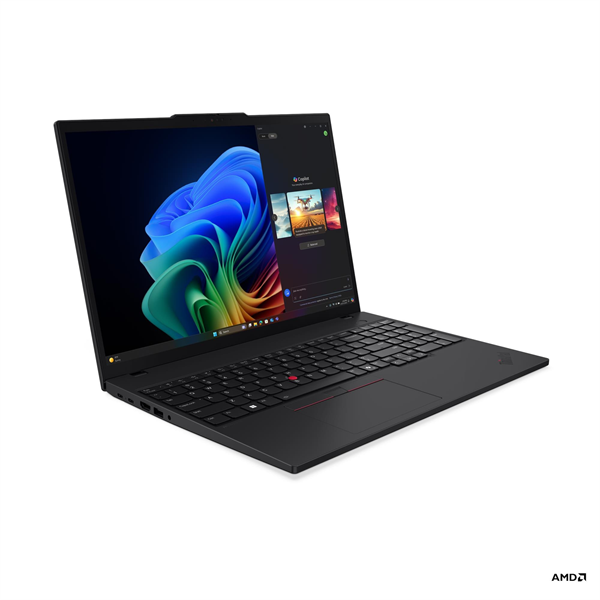 Ноутбук ThinkPad T16 AMD G4 16" WUXGA (1920x1200)IPS 400nits, Ryzen AI 7 PRO 350, 16GB DDR5 -5600, 512GB SSD M2, Radeon 860M, WiFi7,BT, TPM2.0,Cam, Kb Ru/Eng, 86Wh , Win 11 Pro ENG, 1,9 kg, 1y,