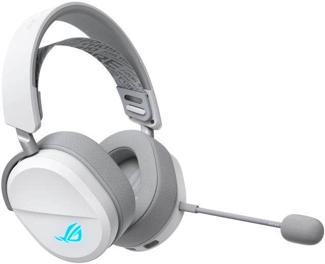 Гарнитура ASUS ROG PELTA, USB-C, 2.4GHz, Bluetooth, 309g, 20Hz~20kHz, RGB Lighting, White