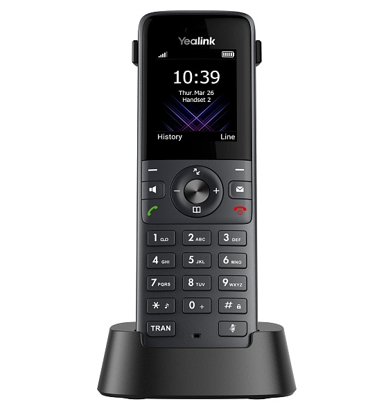 телефон YEALINK W74P (база W70B+трубка W74H) до 10 SIP-аккаунтов, до 10 трубок на базу, до 20 вызовов, шт