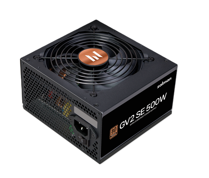Блок питания Zalman ZM500-GV2SE, 500W, ATX12V v2.52, APFC, 12cm Fan, 80+ Bronze, Retail