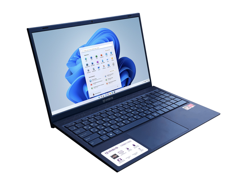 IRBIS Blizzard 15NBC1000 15.6" notebook,CPU:R3-3200U, 15.6"LCD 1920*1080 IPS , 16GB sodimm +512GB SSD, AC wifi, Front camera: 2MP, 5000mha battery, A METAL with chamfer, WIN Pro