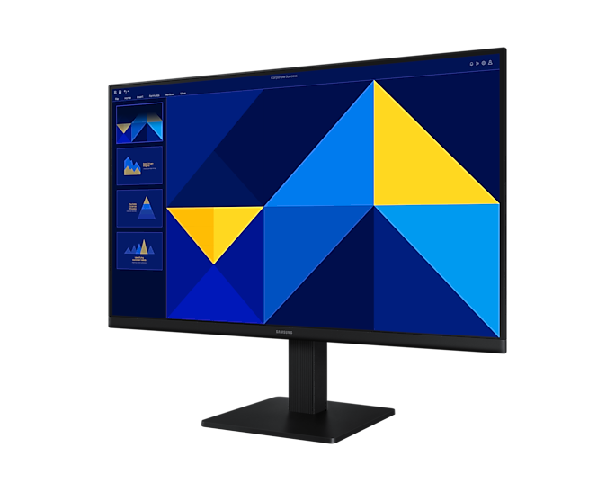 Samsung 24" Essential S3 S30GD S24D300GAI IPS LED 16:9 1920x1080x100Hz 5ms 250cd 1000:1 178/178 D-Sub HDMI VESA Tilt Black