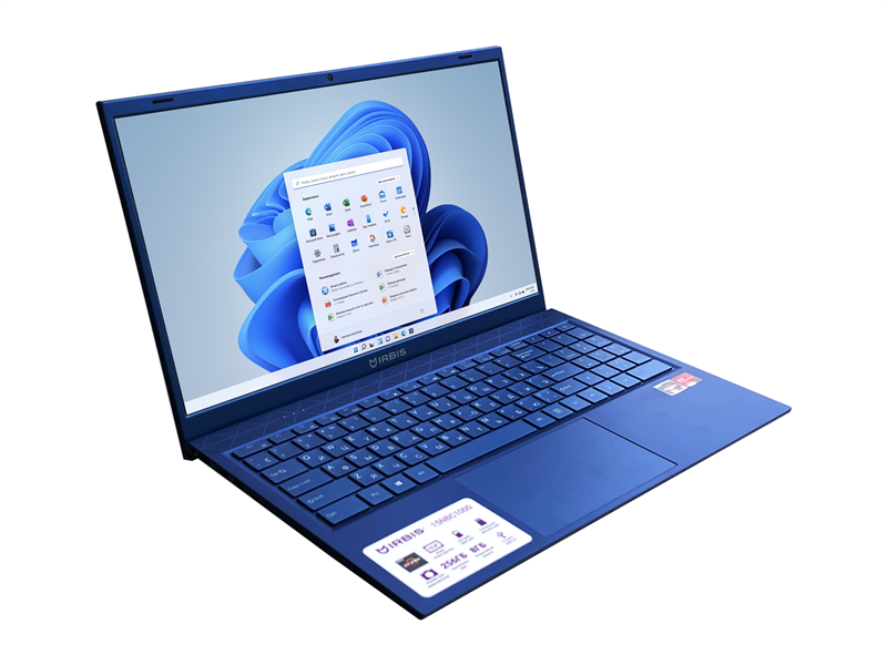 IRBIS Blizzard 15NBC1007 15.6" AMD Ryzen R5 5600U, 15.6"LCD 1920*1080 IPS , 16+256GB SSD, Front, AC wifi, camera: 2MP, 5000mha battery, metal case, backlight keyboard, type-c, Win 11Pro