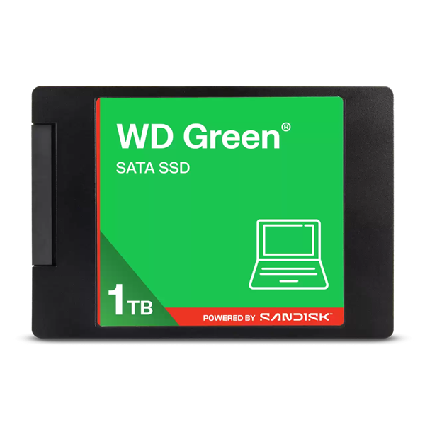 Твердотельный накопитель Western Digital Green SSD 2,5” SATA 1Tb, WDS100T5G0A, 1 year
