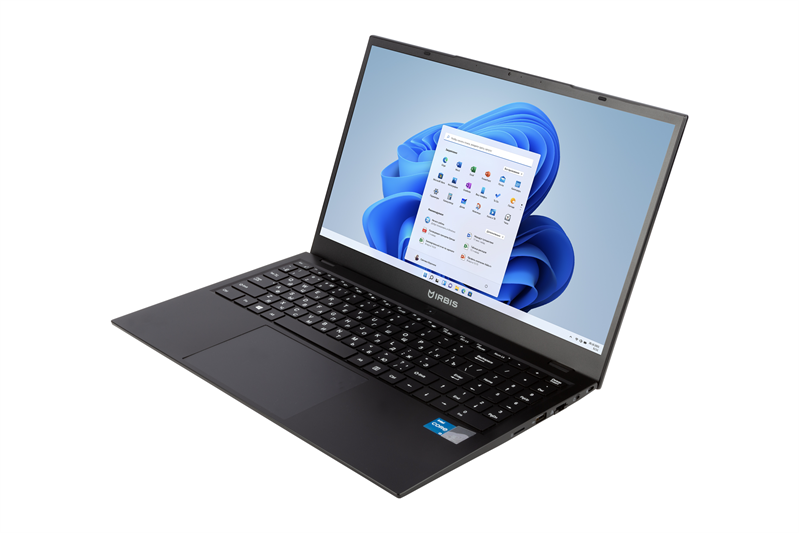 IRBIS 15N 15.6" FHD (1920x1080) IPS AG,Core i3-1215U,8Gb DDR4-3200(1),256Gb SSD,Wi-Fi 6+BT 5,5300mAh,Metal Case,Kbd Backlit,1.77kg,Black,3y warranty,Win11Pro