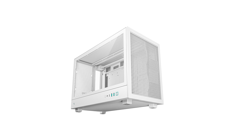 корпус Deepcool CH260 WH без БП, боковое окно (закаленное стекло), белый, MICRO ATX/MINI-ITX
