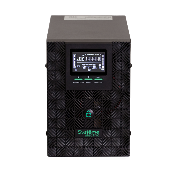 Источник бесперебойного питания Systeme Electric Smart-Save SMT, 1000VA/800W, Line-Interactive, LCD, Out: 3xSchuko, SNMP Intelligent Slot, без встроенных батарей