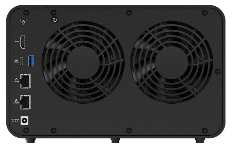 Системы хранения данных TerraMaster F6-424 tower NAS QC 3,4Ghz/8Gb(32)/TRAID,JBOD,RAID0,1,10,5,6/up to 6 HDD SATA(3,5' or 2,5')/2xM.2 2280 NVMe/2xUSB/HDMI/2x2,5GbE RJ-45/iSCSI/1xPS/1YW