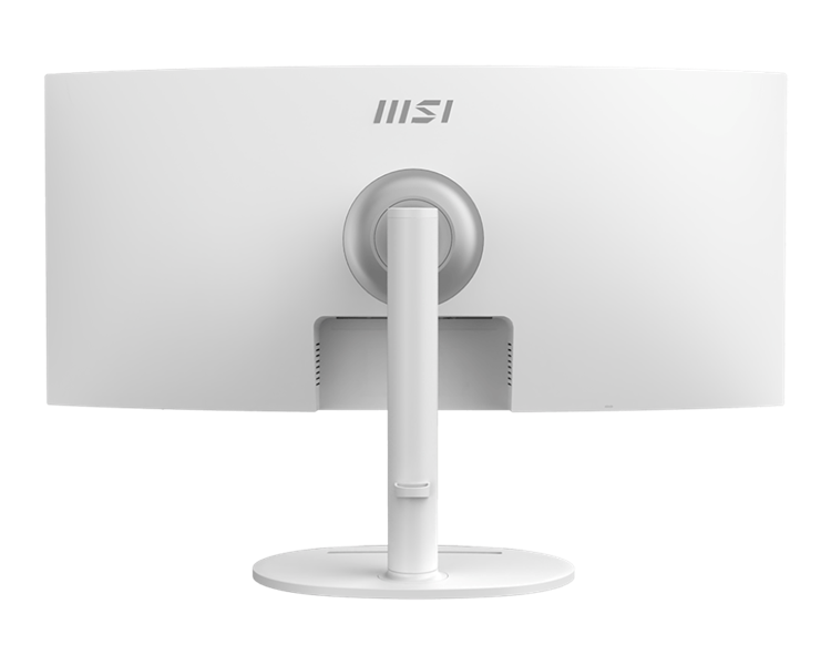 MSI Modern MD342CQPW 34" 21:9 UWQHD(3440x1440) VA Curve 1500R,1ms(MPRT),3000:1,100M:1,300nit,178/178,2*HDMI,1*DP,2xUSB Type-A,USB Type-B,USB Type-C,Speaker,Tilt,Swivel,Height,120Hz,White,1y war-ty