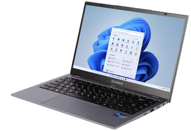 Ноутбук IRBIS 14NBP3007 14" FHD (1920x1080) IPS 300cd,Core i5-1335U,16Gb DDR4-3200(1),512Gb SSD,Wi-Fi 6+BT 5,48Wh,Metal case,Kbd Backlit,FPS,TPM 2.0,1.55kg,Grey,3yw,Win11Pro