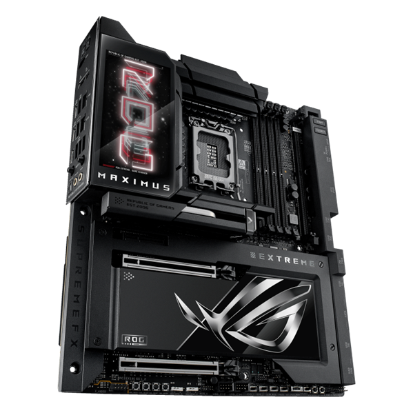 Материнская плата ASUS ROG MAXIMUS Z890 EXTREME, LGA1851, Z890, 4*DDR5, 4*SATA, 6*M.2, 7*USB 3.2, Type-C, 2*PCIx16, 2*PCIx4, 2*Thunderbolt™ 5, HDMITM, ATX; 90MB1IA0-M0EAY0
