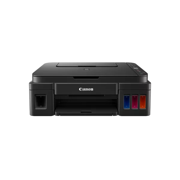 МФУ Струйное Canon Pixma G3410 (A4, цветное, печ. 8.8 стр/мин (ч/б) 5 стр/мин (цвет), скан. до 19 стр/мин., 4800x1200 dpi (принтер) 1200х600 dpi (сканер), USB, Wi-Fi)