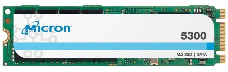 Твердотельный накопитель Micron 5300PRO 240GB SATA M.2(22x80mm) 3D TLC R540/W310MB/s MTTF 3М 67000/40000 IOPS 657TBW SSD Enterprise Solid State Drive, 1 year, OEM