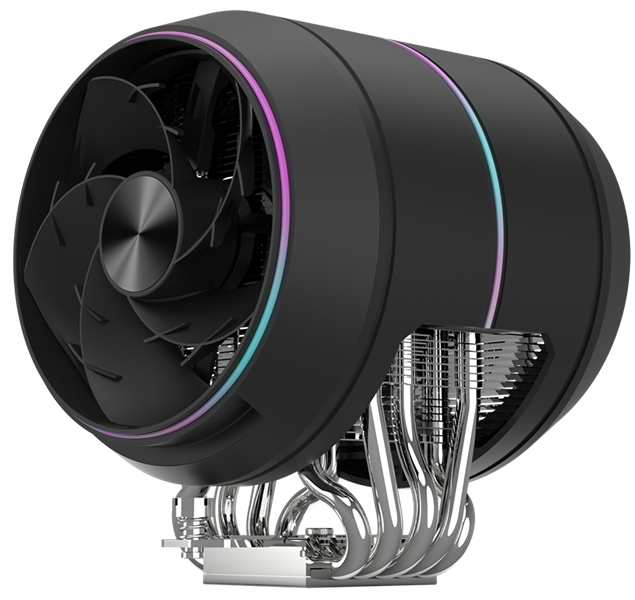 Кулер для процессора ZALMAN ZET5 BLACK, 5 HEAT PIPES, 4-PIN PWM, 600-2000 RPM, 30.4 DBA MAX, HYDRO BEARING, FULL SOCKET SUPPORT