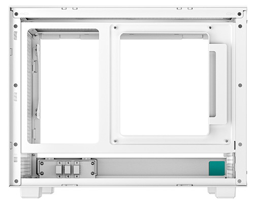 корпус Deepcool CH160 WH без БП, боковое окно (закаленное стекло), белый, MINI-ITX