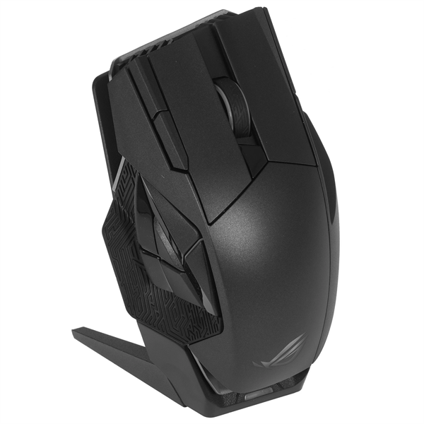 Мышь ASUS ROG SPATHA X, 168g, Wired (Type-C)+2.4GHz RF, 19K DPI Sensor, 12 Programable buttons, Black