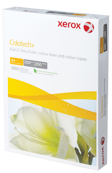 Бумага XEROX Colotech Plus 170CIE, 220г, A4, 250 листов (кратно 4 шт) (См. 003R94668)