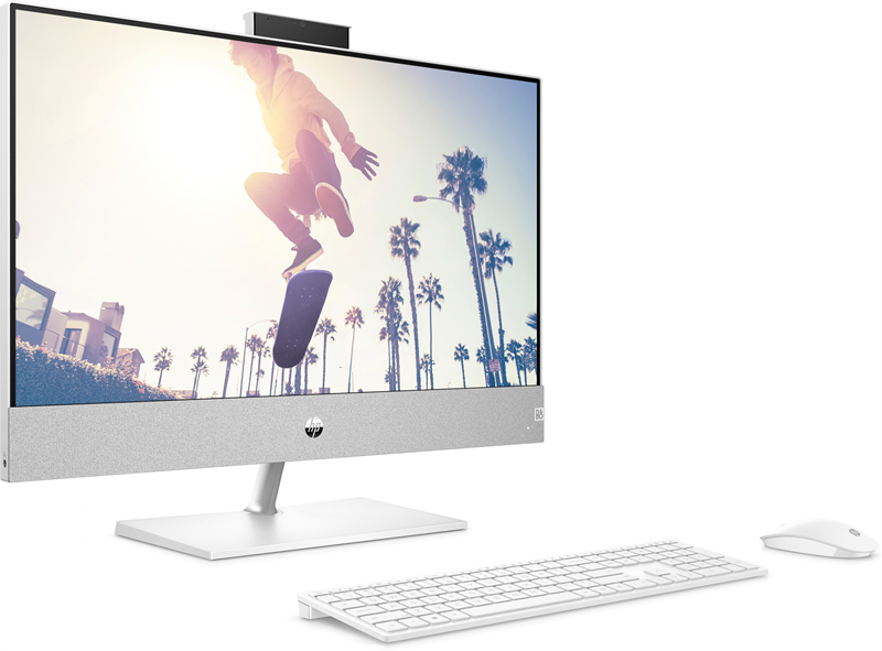 HP Pavilion I 24-ca1063ci NT 23,8" FHD(1920x1080) Core i5-12400T, 8GB DDR4 3200 (2x4GB), SSD 256Gb, Intel Internal Graphics, no DVD, Rus/Eng kbd&mouse wireless, 5MP Webcam, White,FreeDOS, 1Y Wty