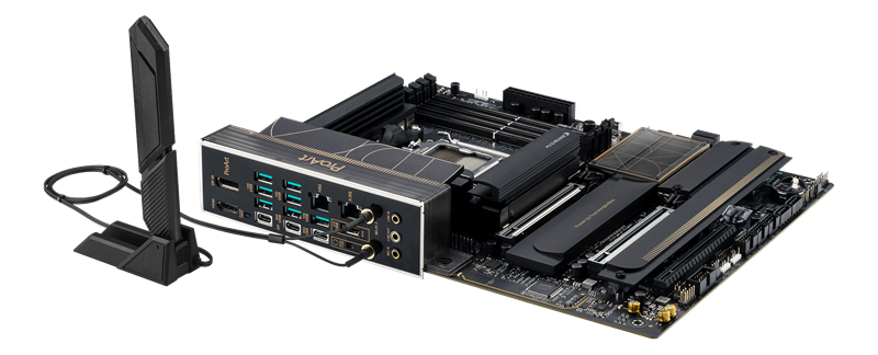 Материнская плата ASUS PROART X870E-CREATOR WIFI, AM5, X870, 4*DDR5, 4*SATA, 4*M.2, 7*USB 3.2, 1*USB 2.0, 2*USB4, Type-C, 3*PCIx16, HDMI, ATX; 90MB1IG0-M0EAY0