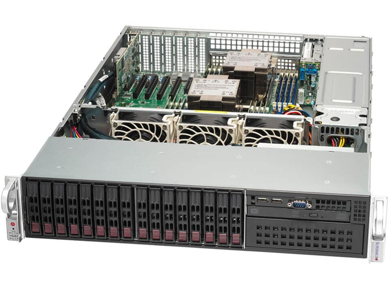 Сервер Supermicro SuperServer 2U 221P-C9R / 2x4410Y/ 2x64Gb/ 1xIntel D3 S4520 480GB SATA/ 3908HW/ 2x1200W/ 1st config