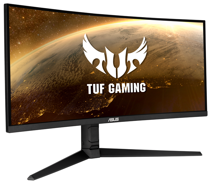 ASUS 34" TUF Gamming VG34VQL1B VA 1500R Curved 3440x1440 1ms 550cd HDR10 165Hz 2*HDMI 2*DP USB-Hub MM HAS Swivel Black