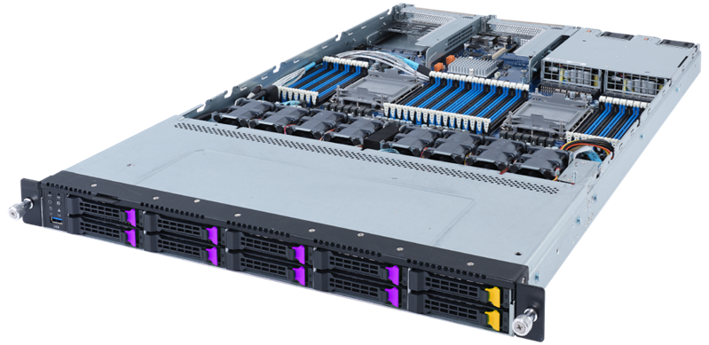 OpenYard RS1B3I-35 1U/10SFF (SATA)/2x4310(2.1-3.3GHz/18Mb/12c/24t)/2x32Gb RDIMM/2x480Gb SATA SSD 1 DWPD/2GE/2x1300W/W3Base
