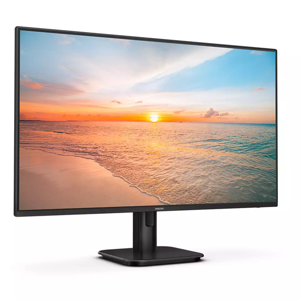 27" Philips 27E1N1100A 1920x1080, WLED, 16:9, IPS, 250cd, 1300:1, MID, 4ms, 178/178, VGA, HDMI, 100Hz, Speakers, Tilt, Внутр, VESA, Black, 3y