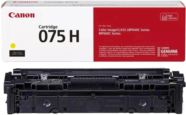 Картридж Canon 075HY for MF664Cdw/667Cdw / LBP646Cdw/LBP647Cdw (2500 pages) (существенное повреждение коробки)