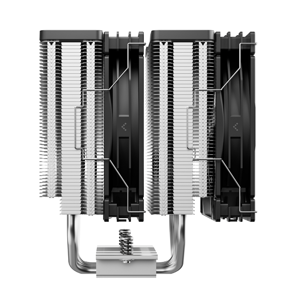 Кулер для процессора DEEPCOOL AG620 G2 LGA1954/1851/1700/AM5/AM4 (9шт/кор, TDP 270W, PWM, DUAL Black Fan 120mm, 6 тепл. трубок, черный) RET (R-AG620-BKNPMG2-G)