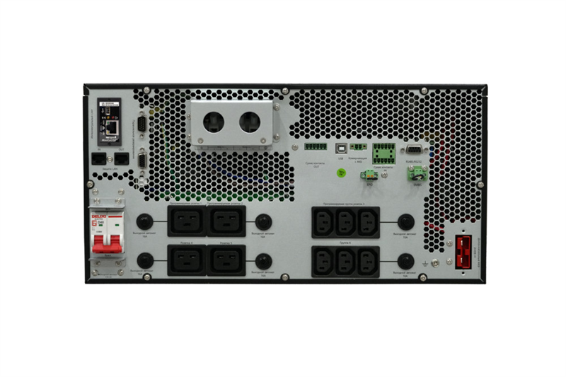 Источник бесперебойного питания Systeme Electric Smart-Save Online SRT, 5000VA/5000W, On-Line, Extended-run, Rack 2U+3U(Tower convertible), LCD, 6xC13, 4xC19, USB, RS-232, Pre-Inst. Web/SNMP