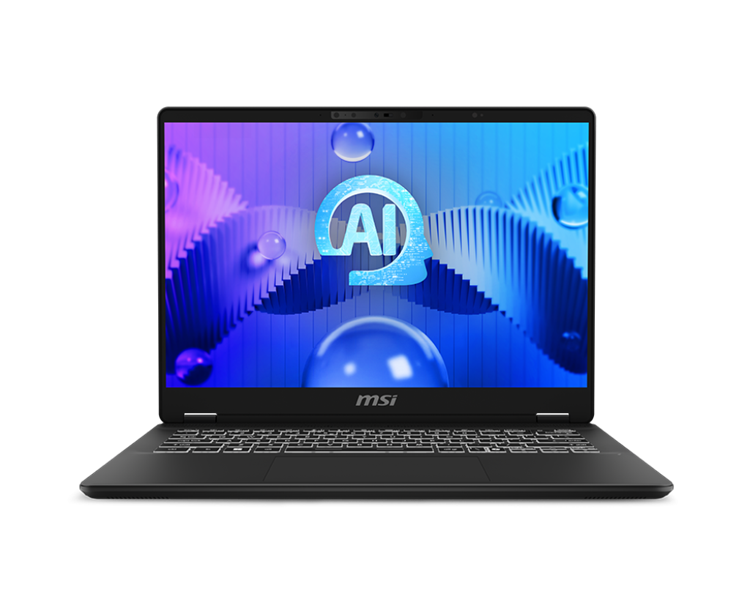 Ноутбук MSI Prestige 14 AI Evo Core Ultra 7 155H 14" 16:10 FHD+ (1920х1200) 400nits, IPS DDR5 16GB (8GB*2), 512Gb SSD, Intel® Arc Graphics,90Whr,1.7kg,Backlit,Win11 Pro,Stellar Gray,KB Eng/Rus