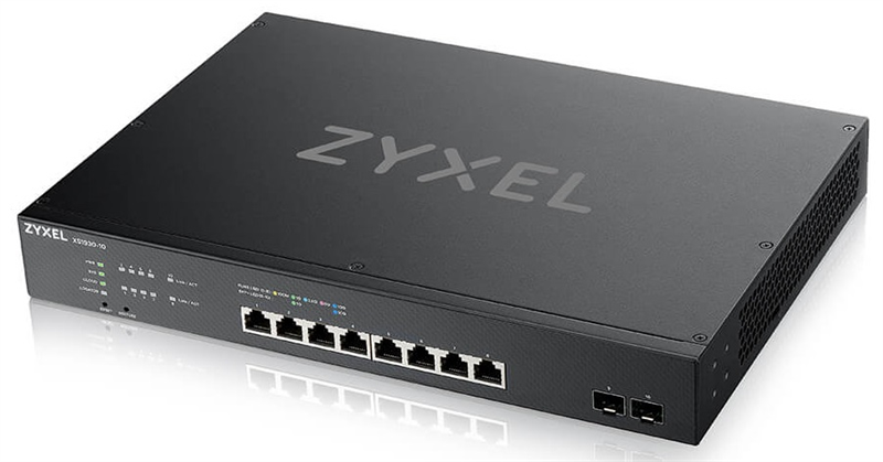 Коммутатор Мультигигабитный Smart L3 Lite коммутатор Zyxel NebulaFlex XS1930-10, rack 19", 8xRJ-45: 1/2,5/5/10G, 2xSFP+