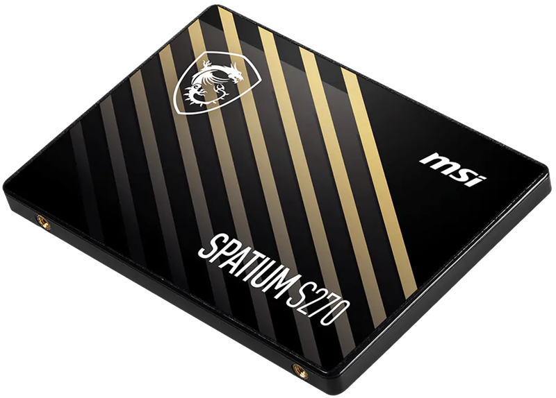 Твердотельный накопитель MSI SSD SPATIUM S270 480GB SATA III 2.5" R500/W450MB/s 3D NAND TLC MTBF 2M 55000/80000 IOPS 250TBW