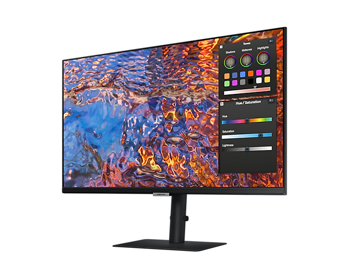 Samsung 27" ViewFinity S8 S27B800PXI IPS LED 16:9 3840x2160x60Hz 5ms 350cd 1000:1 178/178 1,07 млрд DP; HDMI; USB-C(90 Вт); USB3.0x3; RJ45;Tilt; Swiv; HAS; Pivot; VESA; Black