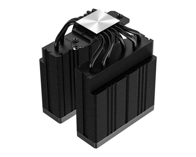 Кулер для процессора ID-COOLING FROZN A620 GDL LGA1700/1200/115X/AM5/AM4 (8шт/кор, TDP 270W, PWM, черно-золотой, 6 тепл.трубок + медная база, DUAL FAN 120mm) RET
