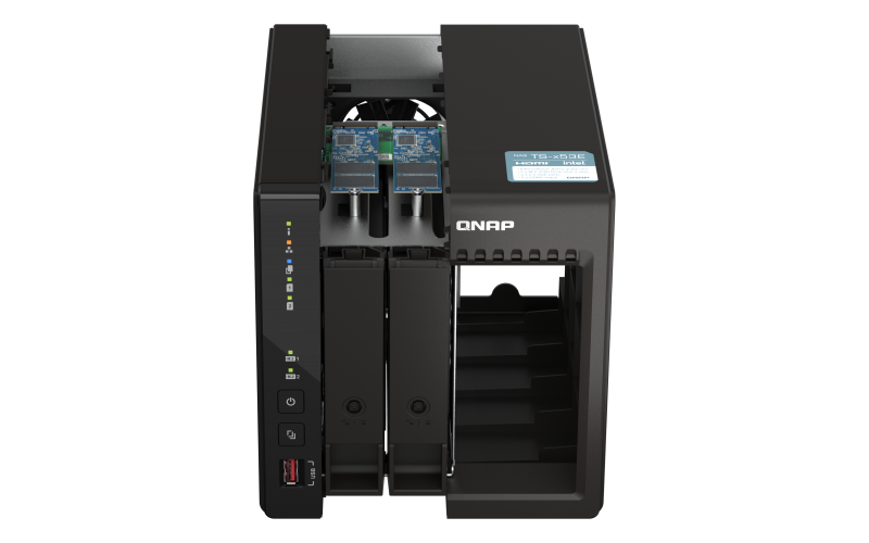 Система хранения данных QNAP SMB QC 2.0GHzCPU/8gb(16)/2 bay SATA (3.5" or 2.5")/2xM.2/2x2.5 GbE/2xHDMI/iSCSI/1xPS/3YW TS-253E-8G-EU-QL
