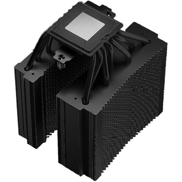 Кулер для процессора DEEPCOOL ASSASSIN IV VC VISION LGA20XX/1700/1200/115X/AM5/AM4 (6шт/кор,TDP 300W, PWM, DUAL FAN 140mm + 120mm, DUAL Heatsink, 7 Heatpipe, Copper Base) RET (R-ASN4-BKNVMD-G)