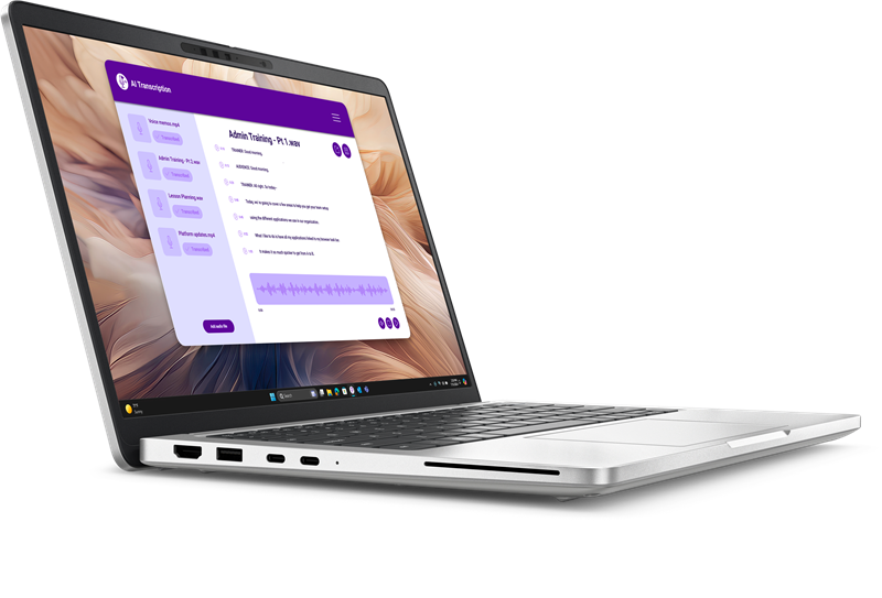 Ноутбук Dell Pro 13 Plus Core Ultra 7 268V 13,3" FullHD+300nit AG,300 nit,32GB LPDDR5,2TB SSD,Intel Arc graphics,3 cell 55 Wh,Backlit,FPR,Thunderbolt,Linux,1,23kg,2y,Eng/Rus,Silver