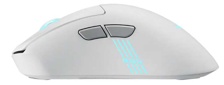 Мышь ASUS ROG KERIS II ORIGIN, 54g, Wired, 2.4GHz RF, Bluetooth 5.1, 42K DPI sensor, 5 Programmable Buttons, White