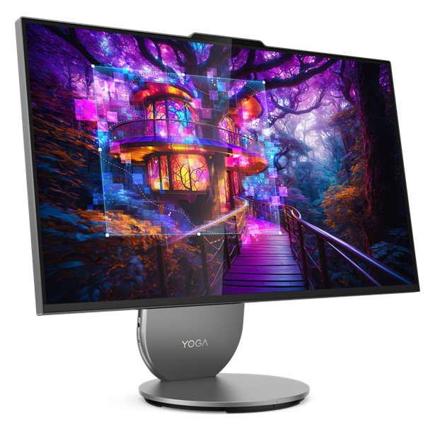 Моноблок Lenovo Yoga AIO 27IAH10 27" QHD (2560x1440) IPS 400N 120Hz, Ultra 9 285H, 32GB LPDDR5x-7467, 1TB SSD M.2, NVIDIA RTX 4050 6GB, WiFi7, BT, Wireless KB&Mouse, Win 11 Home Rus, Luna Grey, 1Y